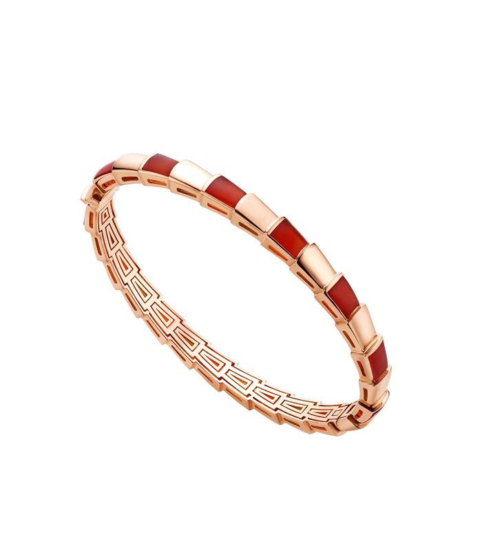 [⭐moonlume]SERPENTI BRACELET PINK GOLD RUBELLITE
