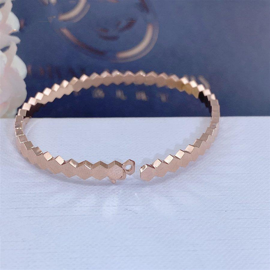 [⭐moonlume]BEE LOVE PINK GOLD BRACELET