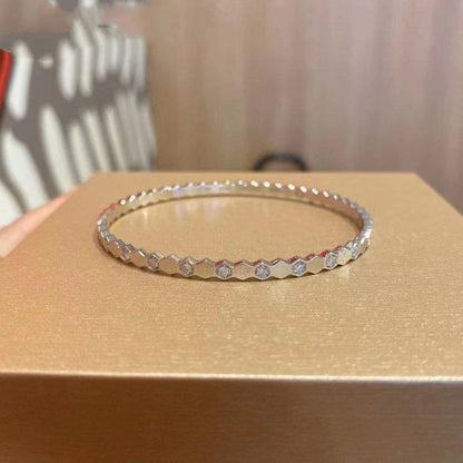 [⭐moonlume]BEE LOVE SILVER DIAMOND BRACELET