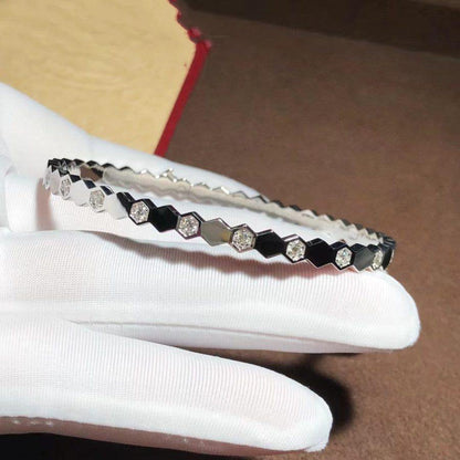 [⭐moonlume]BEE LOVE SILVER DIAMOND BRACELET