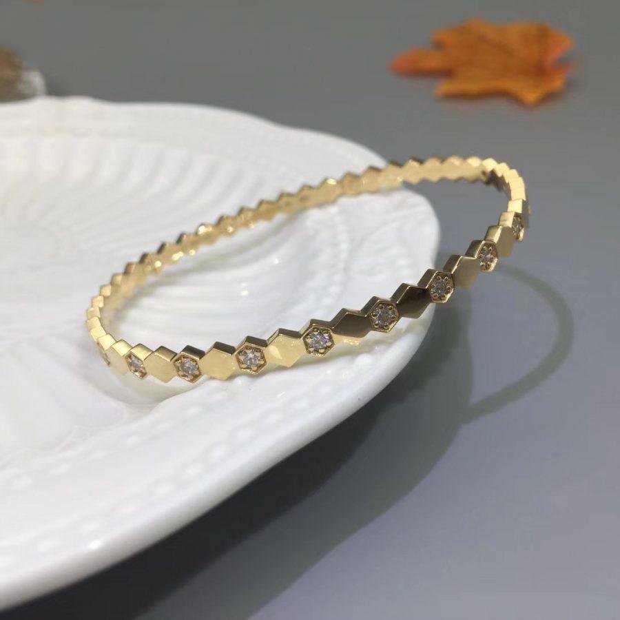 [⭐moonlume]BEE LOVE GOLD DIAMOND BRACELET
