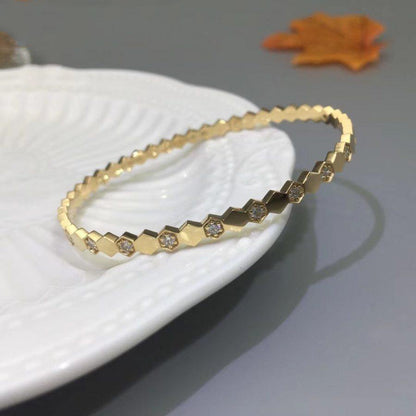 [⭐moonlume]BEE LOVE GOLD DIAMOND BRACELET