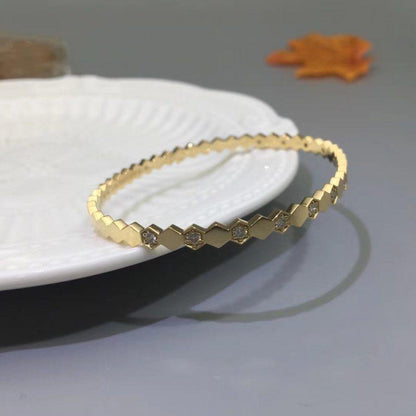 [⭐moonlume]BEE LOVE GOLD DIAMOND BRACELET