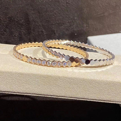 [⭐moonlume]BEE LOVE GOLD BRACELET FULL DIAMOND