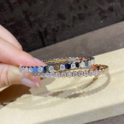 [⭐moonlume]BEE LOVE GOLD BRACELET FULL DIAMOND