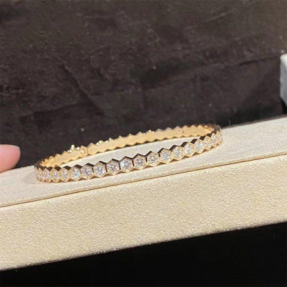 [⭐moonlume]BEE LOVE GOLD BRACELET FULL DIAMOND
