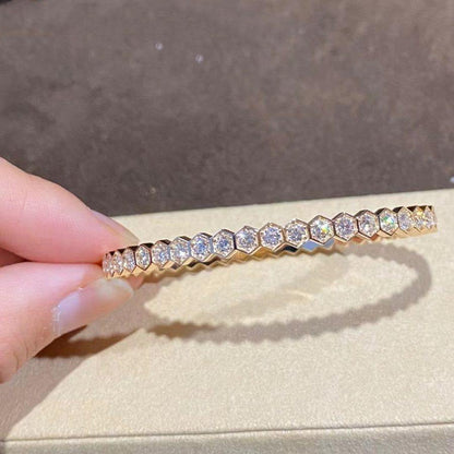 [⭐moonlume]BEE LOVE GOLD BRACELET FULL DIAMOND
