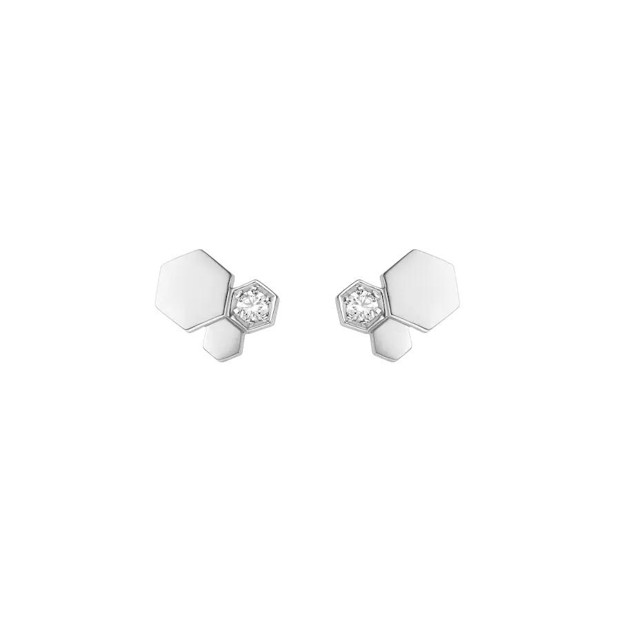 [⭐moonlume]BEE LOVE SILVER DIAMOND EARRINGS
