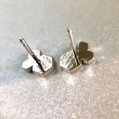 [⭐moonlume]BEE LOVE SILVER DIAMOND EARRINGS