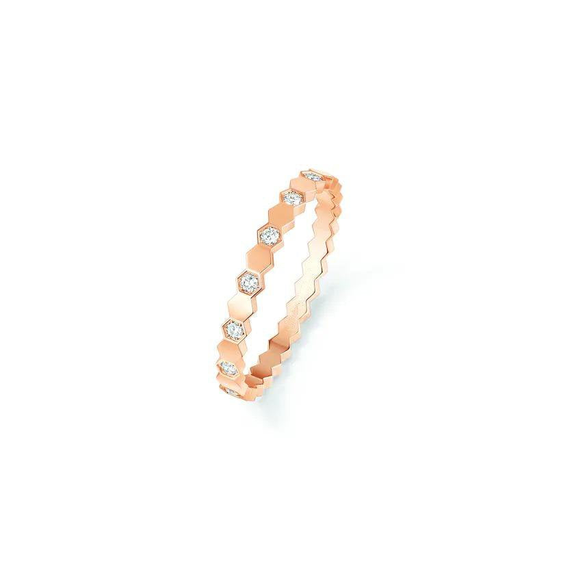 [⭐moonlume]BEE LOVE RING PINK GOLD DIAMOND