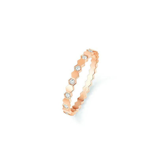 [⭐moonlume]BEE LOVE RING PINK GOLD DIAMOND