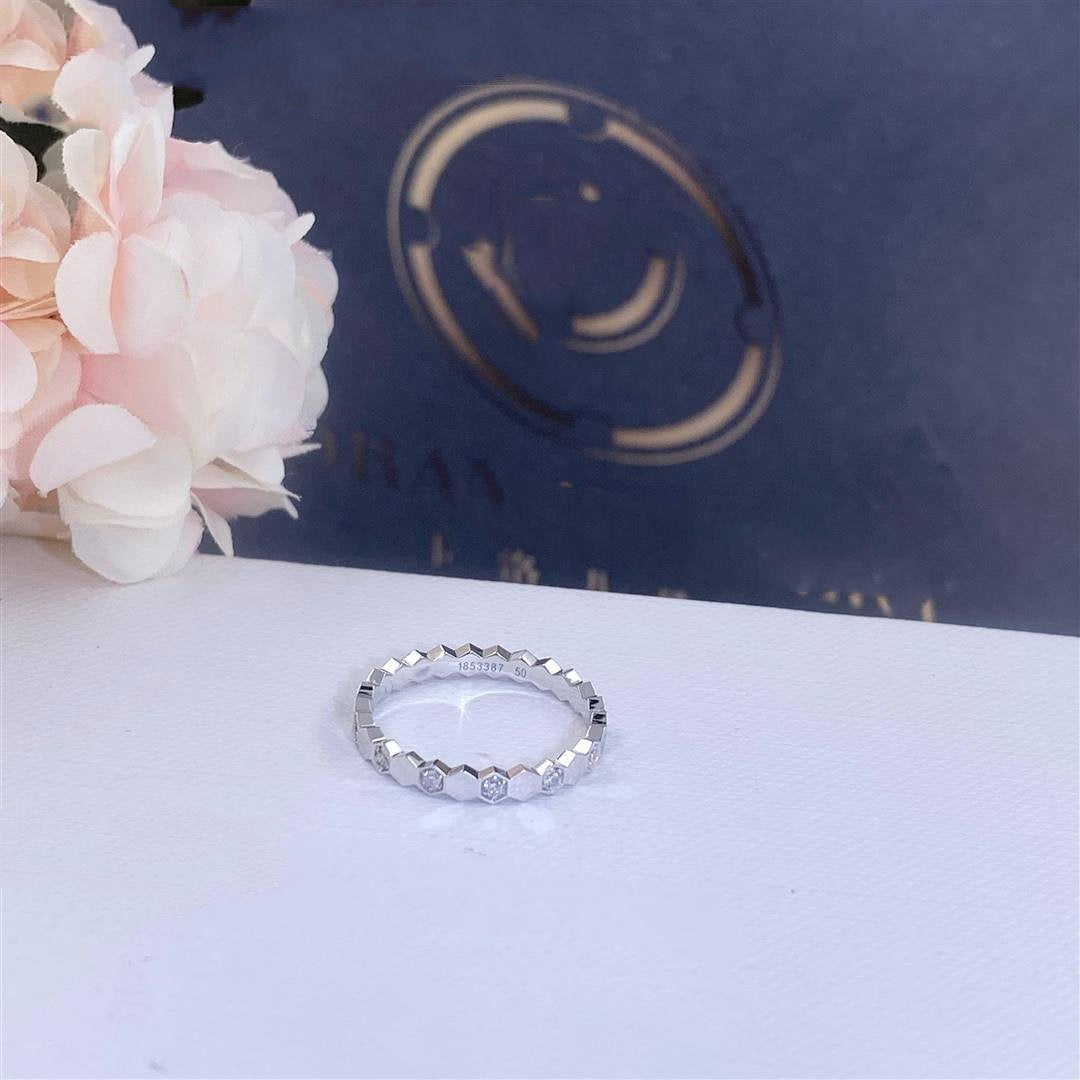 [⭐moonlume]BEE LOVE RING SILVER DIAMOND