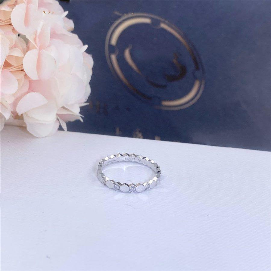 [⭐moonlume]BEE LOVE RING SILVER DIAMOND