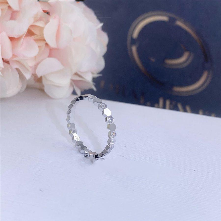 [⭐moonlume]BEE LOVE RING SILVER DIAMOND