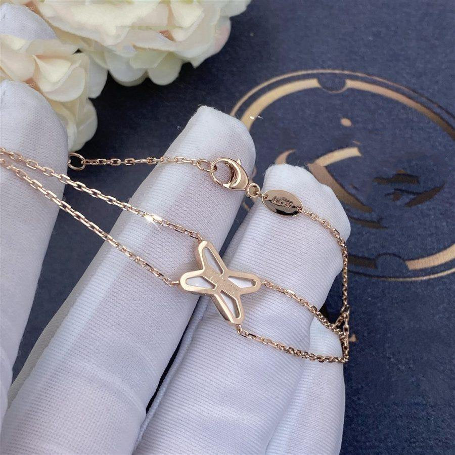 [⭐moonlume]JEUX BRACELET WHITE MOP PINK GOLD 1 DIAMOND