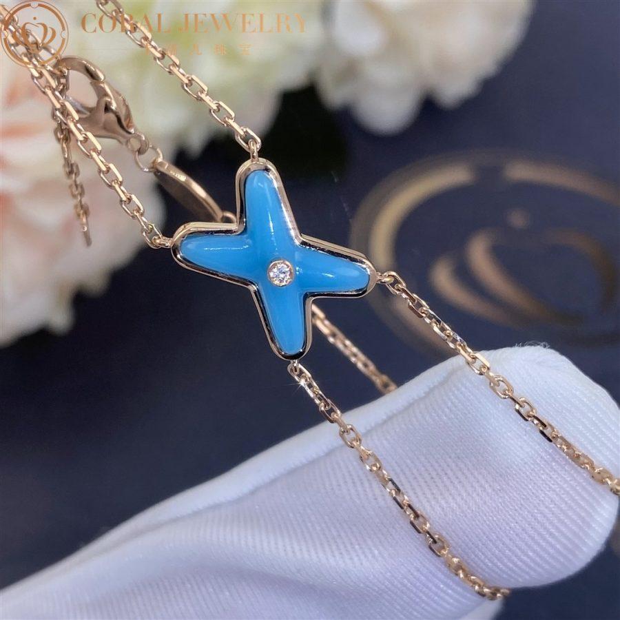 [⭐moonlume]JEUX BRACELET TURQUOISE PINK GOLD 1 DIAMOND