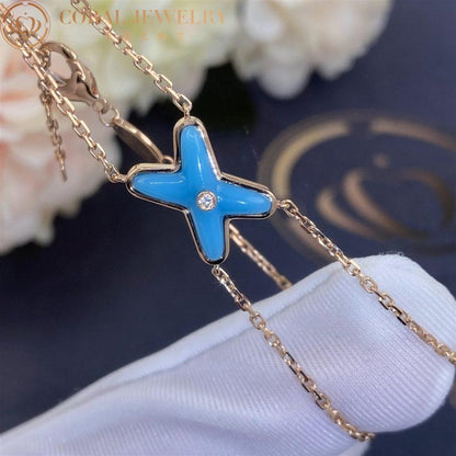 [⭐moonlume]JEUX BRACELET TURQUOISE PINK GOLD 1 DIAMOND