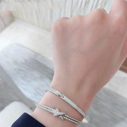[⭐moonlume]JEUX DE BRACELET DIAMONDS SILVER