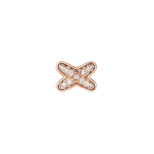 [⭐moonlume]JEUX DE PINK GOLD DIAMOND EARRINGS