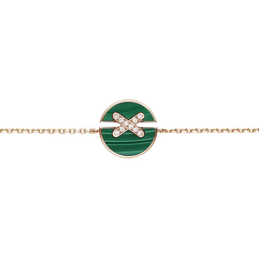 [⭐moonlume]JEUX DE BRACELET MALACHITE PINK GOLD DIAMONDS