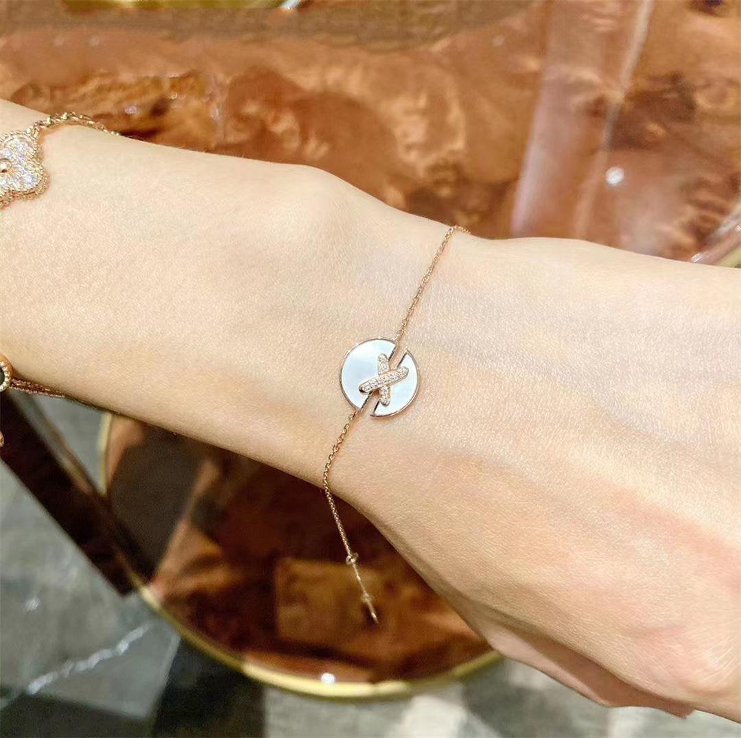 [⭐moonlume]JEUX DE BRACELET MOP PINK GOLD DIAMONDS
