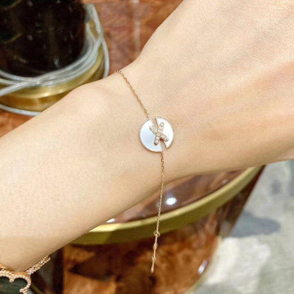 [⭐moonlume]JEUX DE BRACELET MOP PINK GOLD DIAMONDS