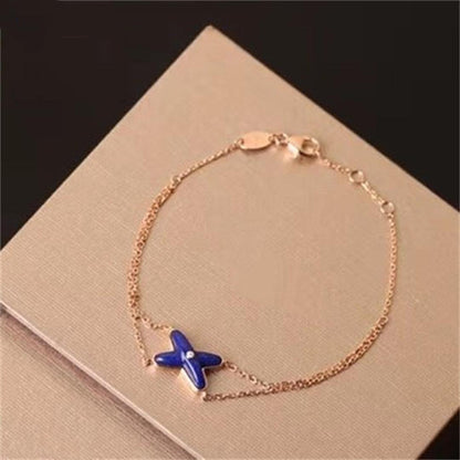 [⭐moonlume]Hollow Design Four-Leaf Clover Flower Shape Ring