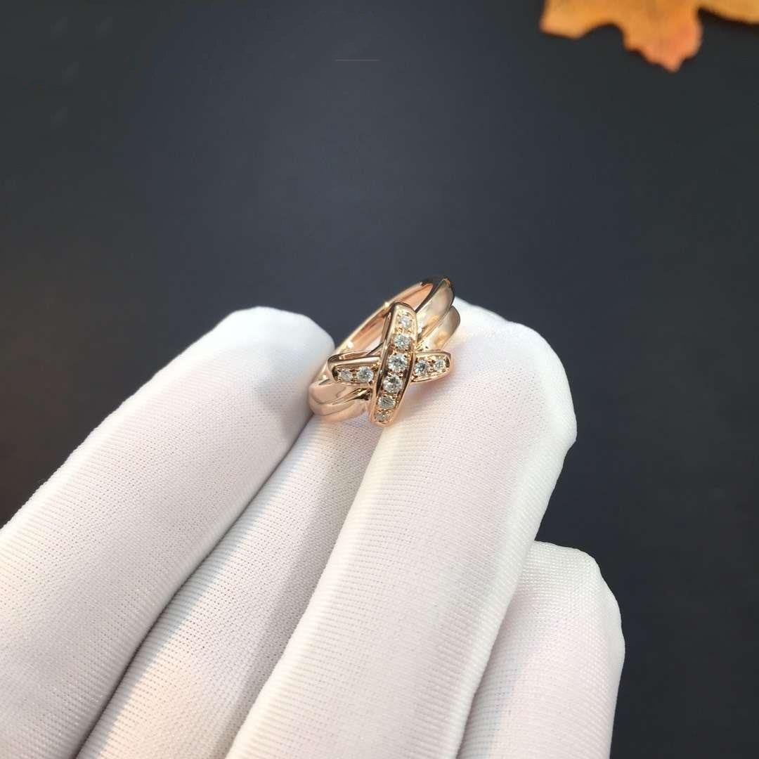 [⭐moonlume]JEUX DE PINK GOLD DIAMOND RING