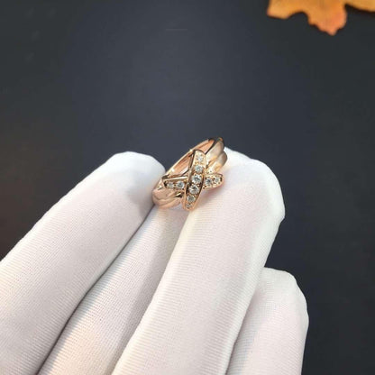 [⭐moonlume]JEUX DE PINK GOLD DIAMOND RING