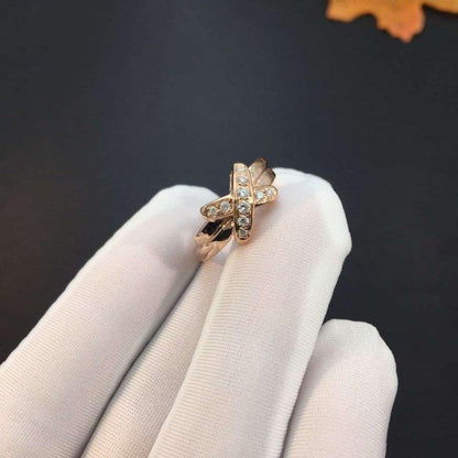 [⭐moonlume]JEUX DE PINK GOLD DIAMOND RING