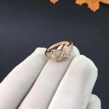 [⭐moonlume]JEUX DE RING PINK GOLD DIAMOND