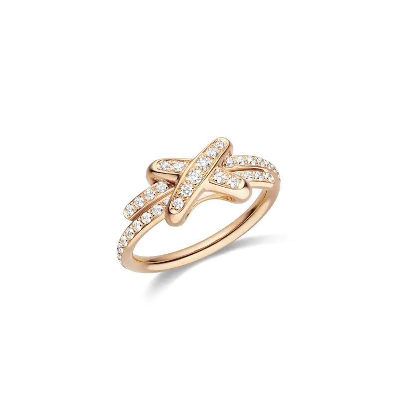 [⭐moonlume]JEUX DE RING PINK GOLD DIAMOND