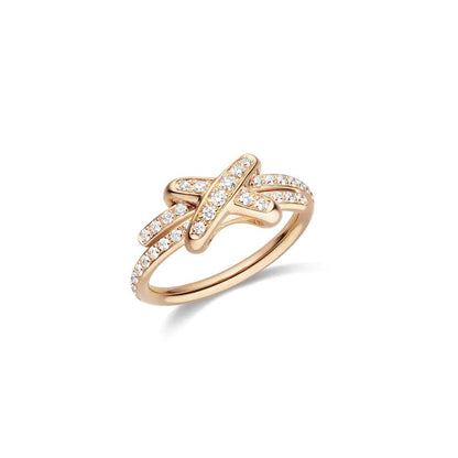 [⭐moonlume]JEUX DE RING PINK GOLD DIAMOND