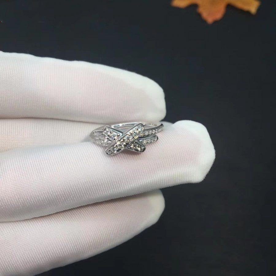 [⭐moonlume]JEUX DE SILVER DIAMOND RING