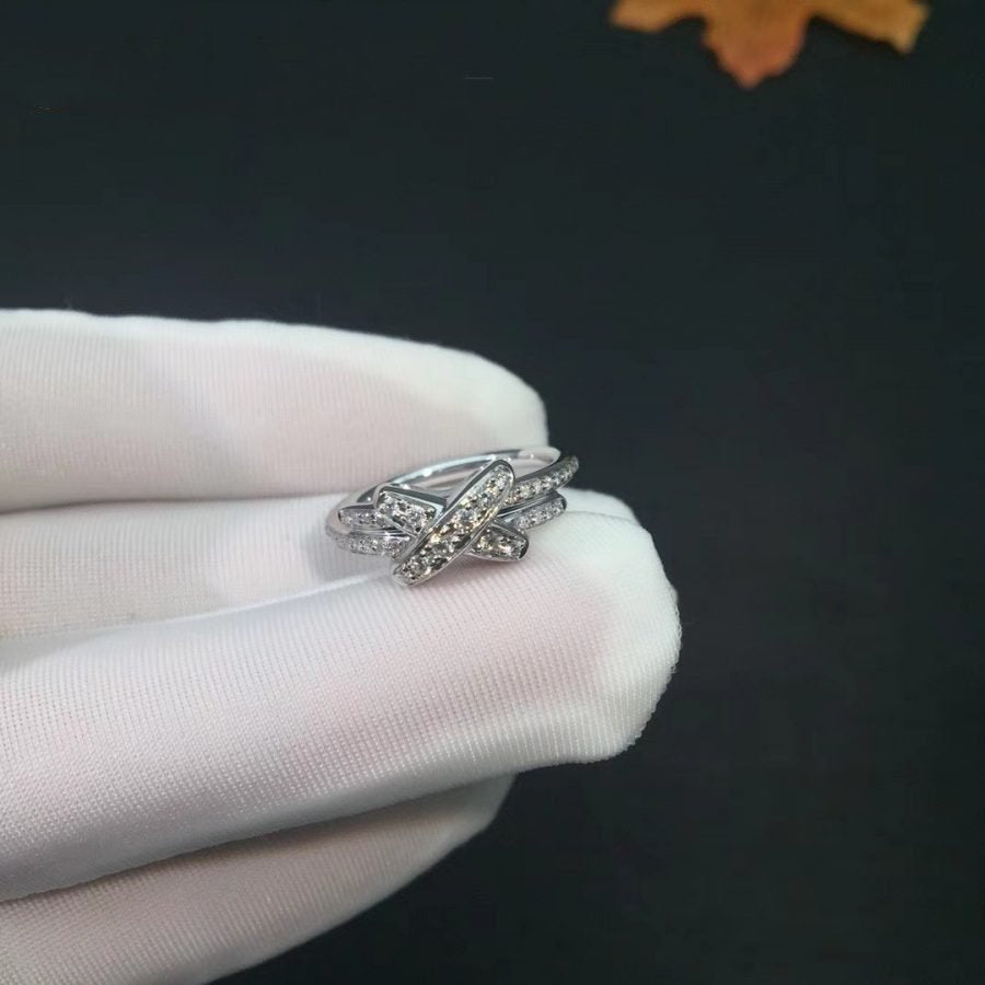 [⭐moonlume]JEUX DE SILVER DIAMOND RING