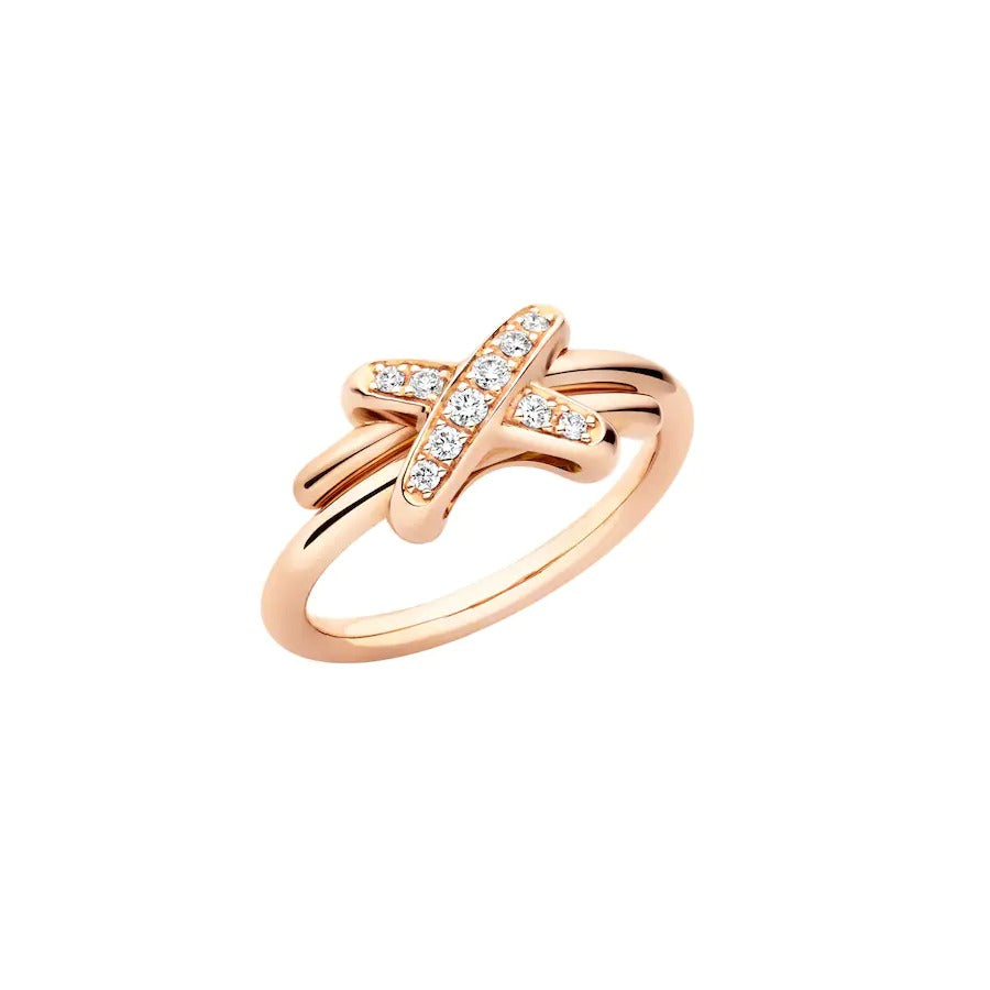 [⭐moonlume]JEUX DE PINK GOLD DIAMOND RING