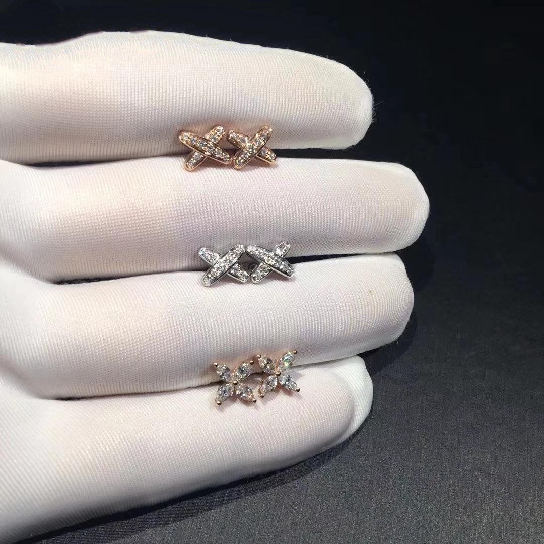[⭐moonlume]JEUX DE DIAMOND EARRINGS