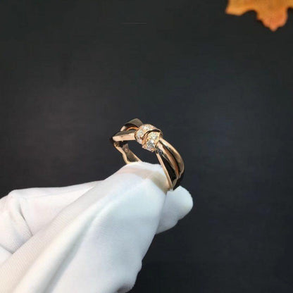 [⭐moonlume]LIENS RING PINK GOLD DIAMOND