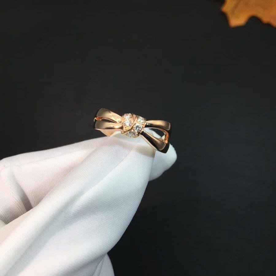 [⭐moonlume]LIENS RING PINK GOLD DIAMOND