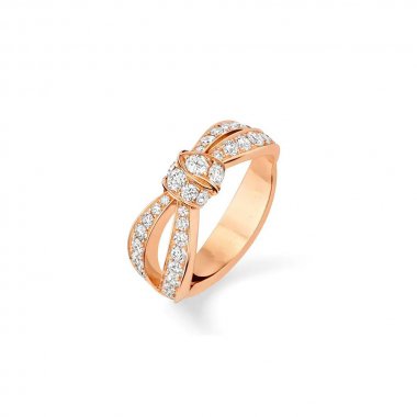 [⭐moonlume]LIENS PINK GOLD DIAMOND RING