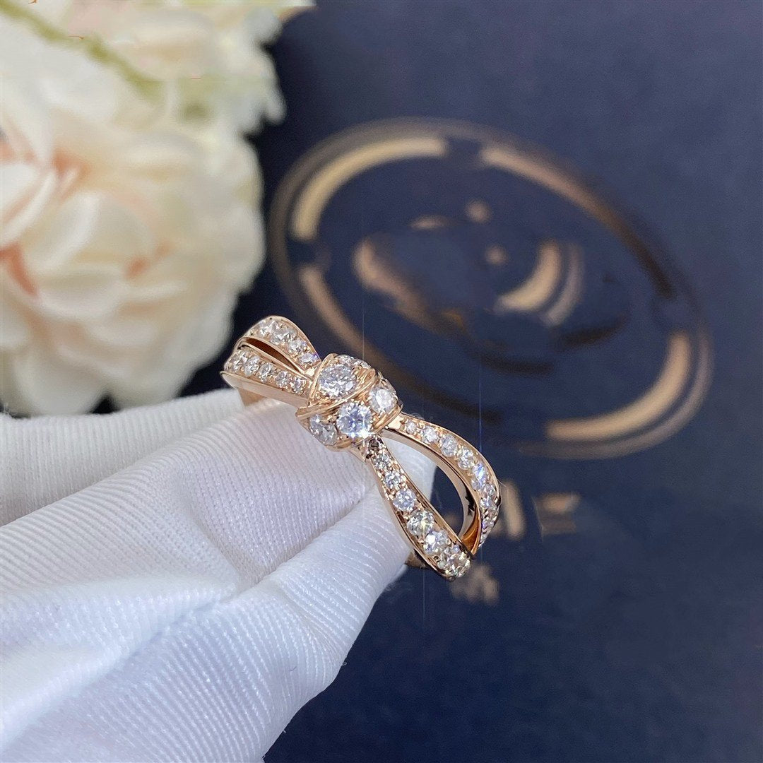[⭐moonlume]LIENS PINK GOLD DIAMOND RING