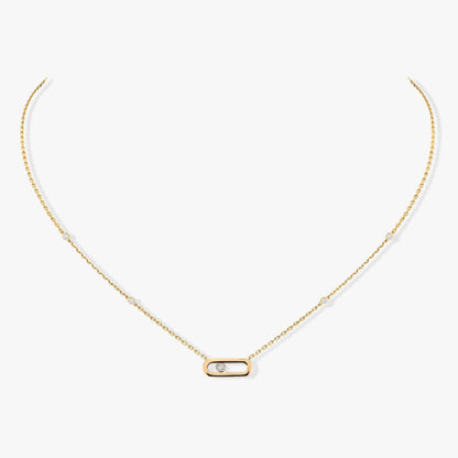 [⭐moonlume]MOVE UNO DIAMOND NECKLACE
