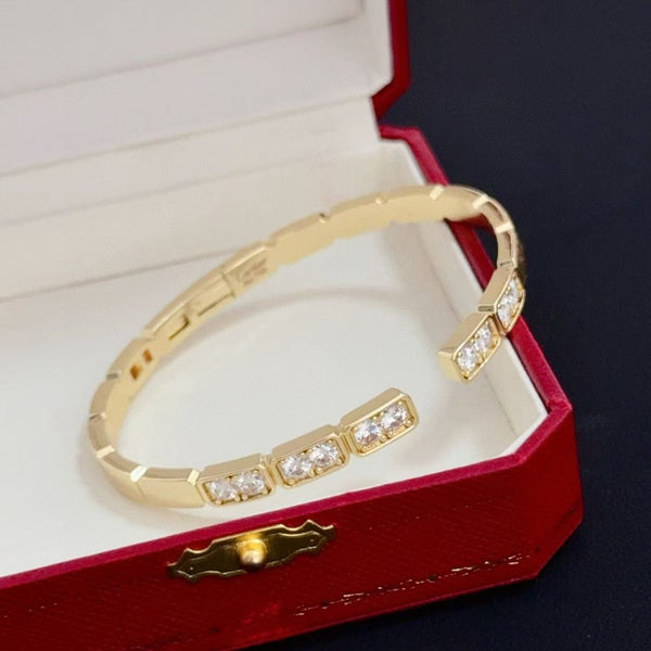 [⭐moonlume jewelrys]LOVE DIAMOND OPEN  BRACELET