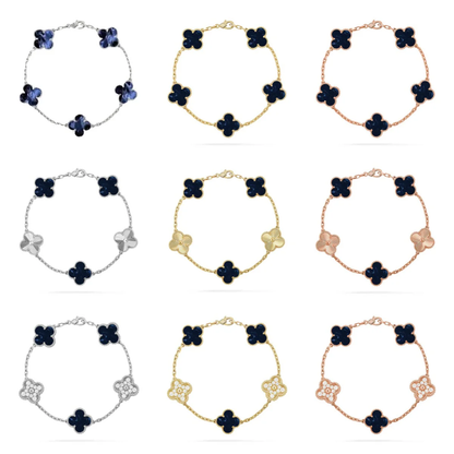 [⭐moonlume]CLOVER 5 MOTIF PIETERSITE BRACELET COLLECTION