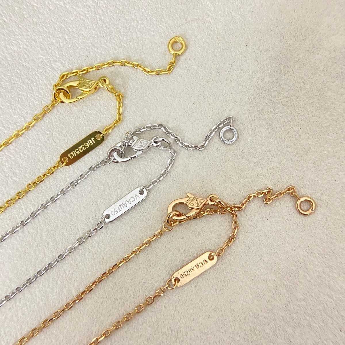 [⭐moonlume]NEW 15MM PURPLE SAND-GOLD FOUR-LEAF CLOVER NECKLACE