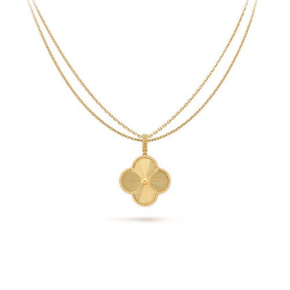 [⭐moonlume]CLOVER 25MM PEDANT NECKLACE GOLD