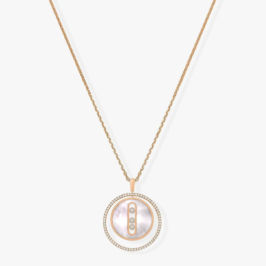 [⭐moonlume]Demo MOVE MM NACRE BLANCHE DIAMOND NECKLACE