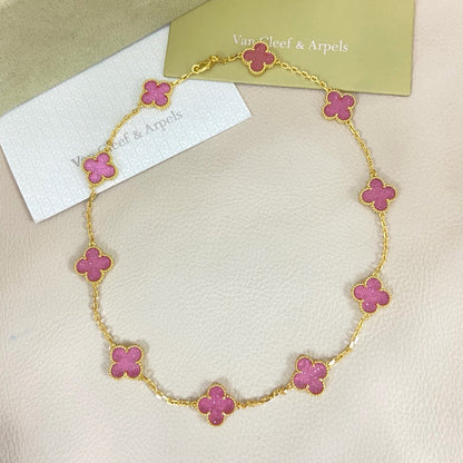 [⭐moonlume]CLOVER 10 MOTIFS  NEW BUBBLE PINK ENAMEL