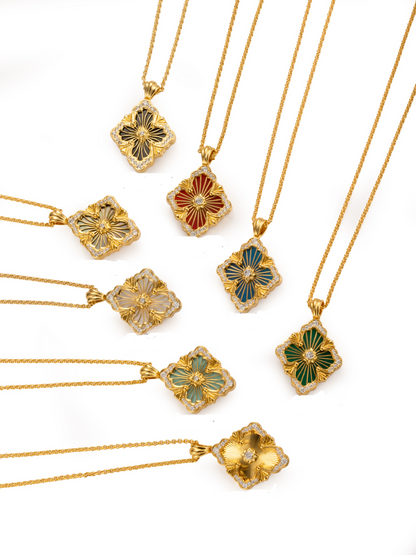 [⭐moonlume] B.C.L BIG SIZE  ENAMEL NECKLACE（Various colors）