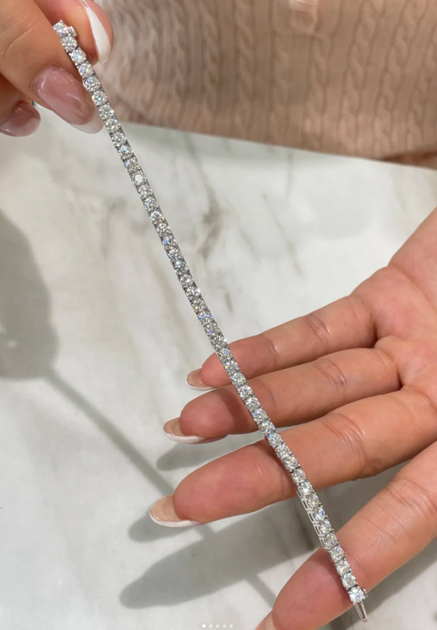 [⭐moonlume]  CLASSIC BASEBALL BRACELAT, 52 DIAMOND